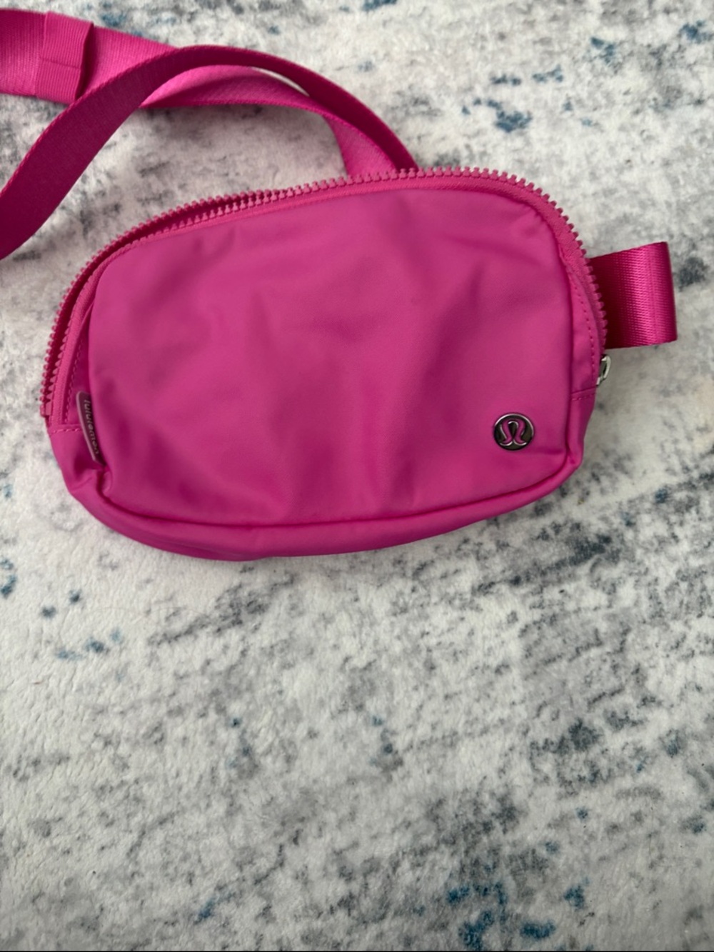 lululemon bright pink small crossbody pouch